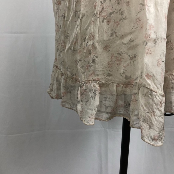 TENDENZE silk fully lined floral tank M - Picture 2 of 6